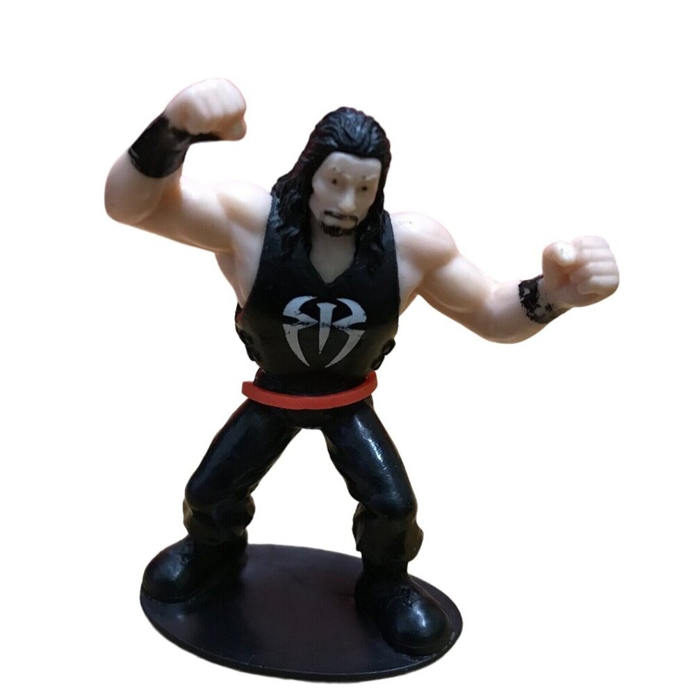 WWE Roman Reigns Wrestling Action Figure Beverly Hills Teddy Bear 2.75"